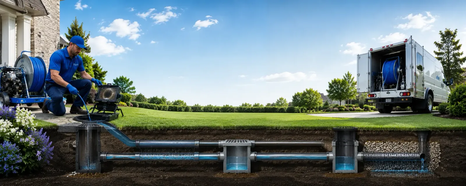 Outdoor drain cleaning information for Dingmans Ferry, PA